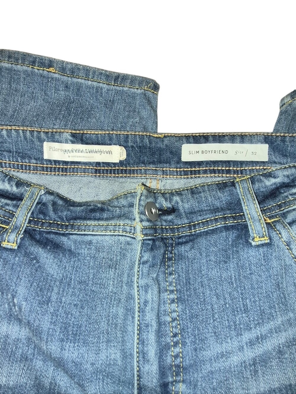 Pilcro Slim Boyfriend Jeans by Anthropologie - Size 32 - Picture 6 of 10